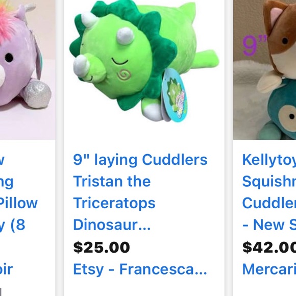 9” Squishmallow Cuddlers - Picture 2 of 2